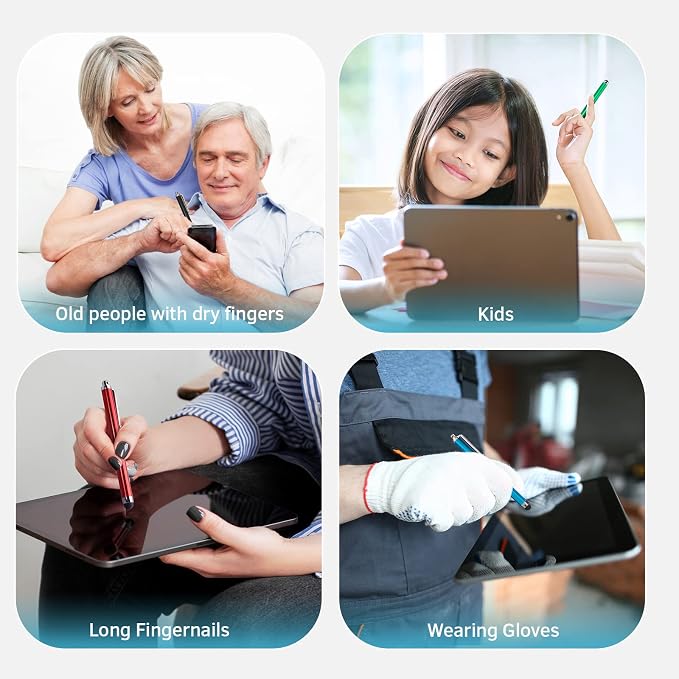 Stylus Pens for Touch Screens, Abiarst High Precision Universal Stylus for iPad