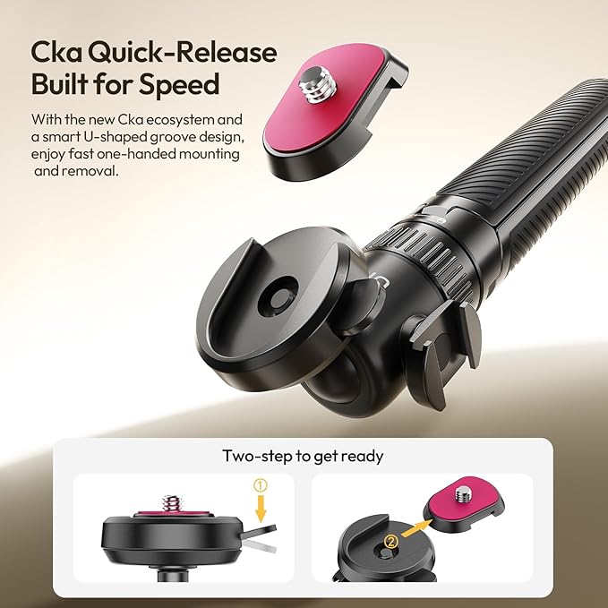 ULANZI MT90 Tripod Stand Vlog Handle Grip