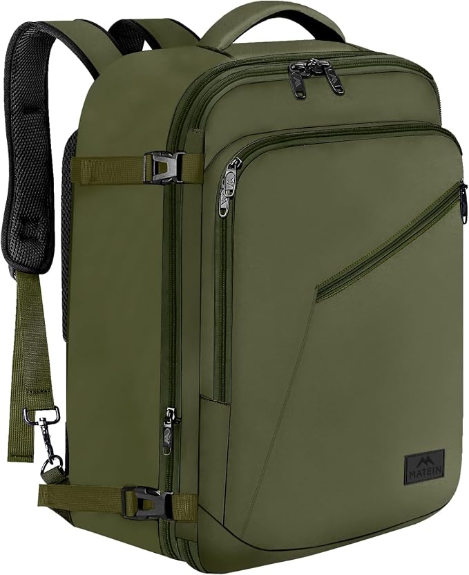 MATEIN Expandable Air Travel Backpack, Light Weight Carry on Backpack