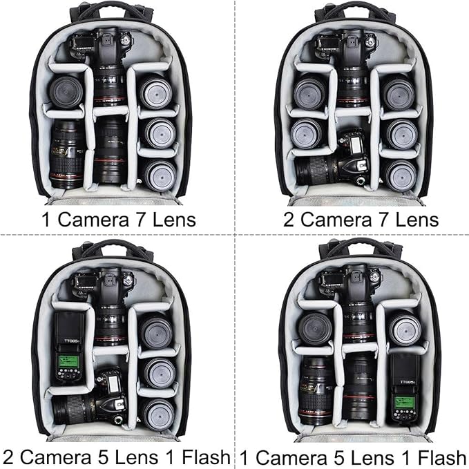 CADeN Camera Backpack Professional DSLR Bag