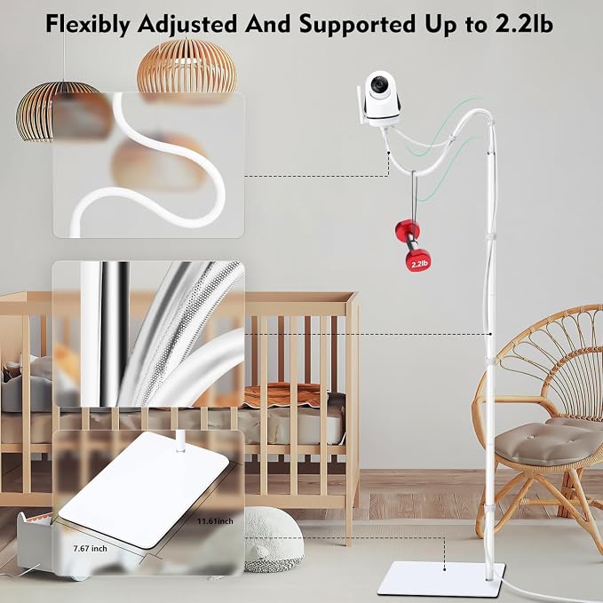 Baby Monitor Floor Stand Mount Compatible