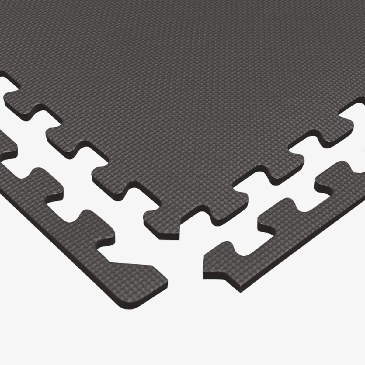 We Sell Mats Interlocking EVA Foam Floor Tiles - 1/2 Inch Thick, Charcoal Gray, 24 in x 24 in, 24 Sq Ft