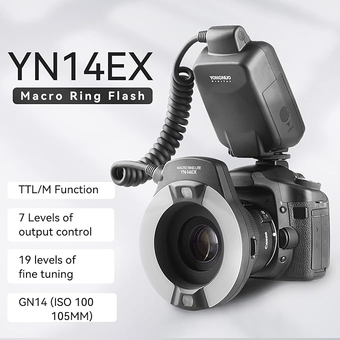 YONGNUO YN-14EX YN14EX TTL Macro Ring Flash, LED Flash Light