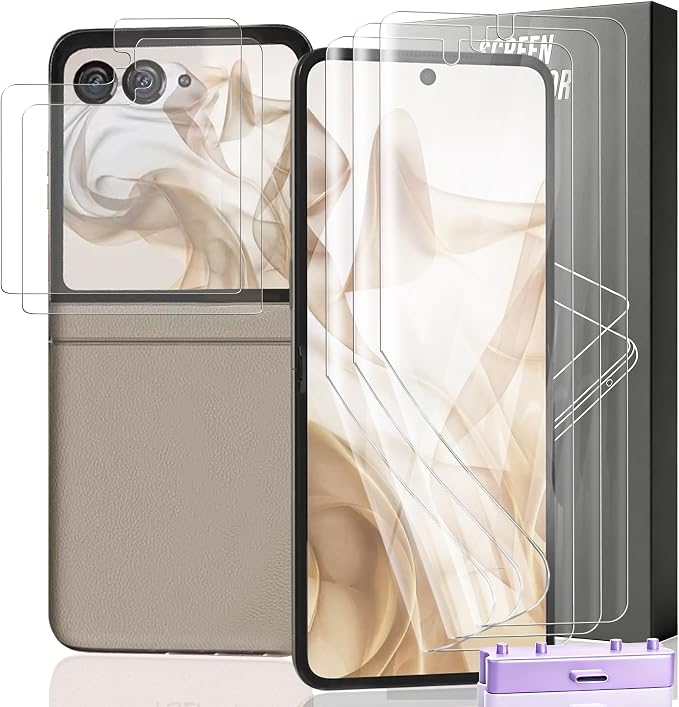 3 Pack for Motorola Razr 2025 Screen Protector Flexible TPU Film
