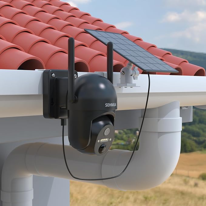 Gutter Mount for SEHMUA RBX-S40/S44/S45/SD22 Solar Outdoor Camera Bracket