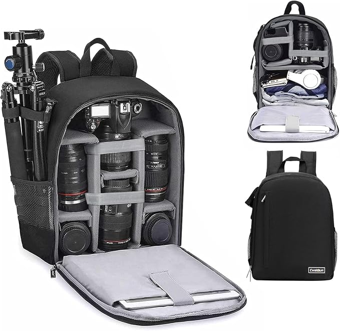 Cwatcun Camera Backpack Bag Professional
