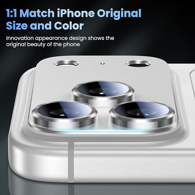 Uyiton Compatible with iPhone 17 Pro Max Camera Lens Protector