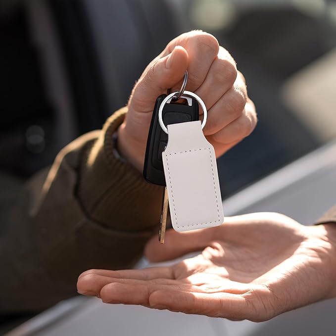 LaserGram Rectangle Keychain, Disc Golf, Personalized Engraving Included