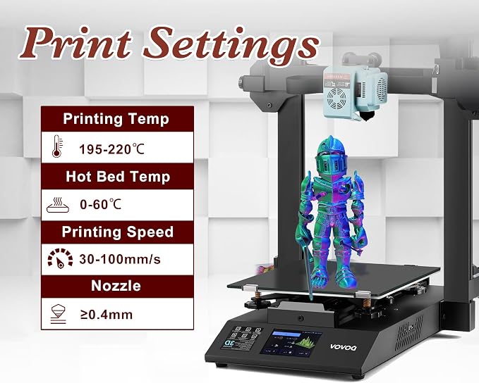 LOVOON Silk PLA 3D Printing Filament Bundle 2KG, PLA Filament 1.75mm Shiny