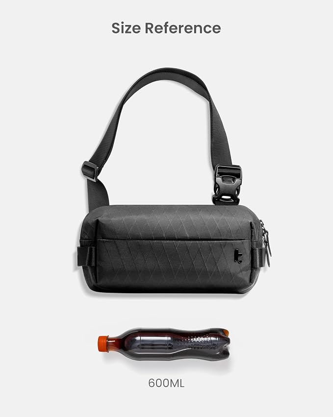 tomtoc Compact EDC Sling Bag 3L-10L, Minimalist Crossbody Bag Chest Shoulder