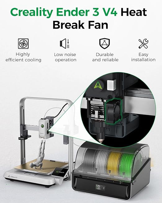 Creality Official Ender 3 V4 Heatbreak Fan, Official Original Cooling Fan
