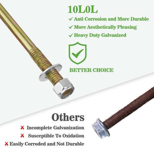Golf Cart Battery Hold Down Rods Kit for Yamaha Gas G14 G16 G20 G22 G23 G27 G28 G22 Electric and Club Car DS Electric 1976-2006, 102845203 JN3-H2133-00 JN2-H2133-00