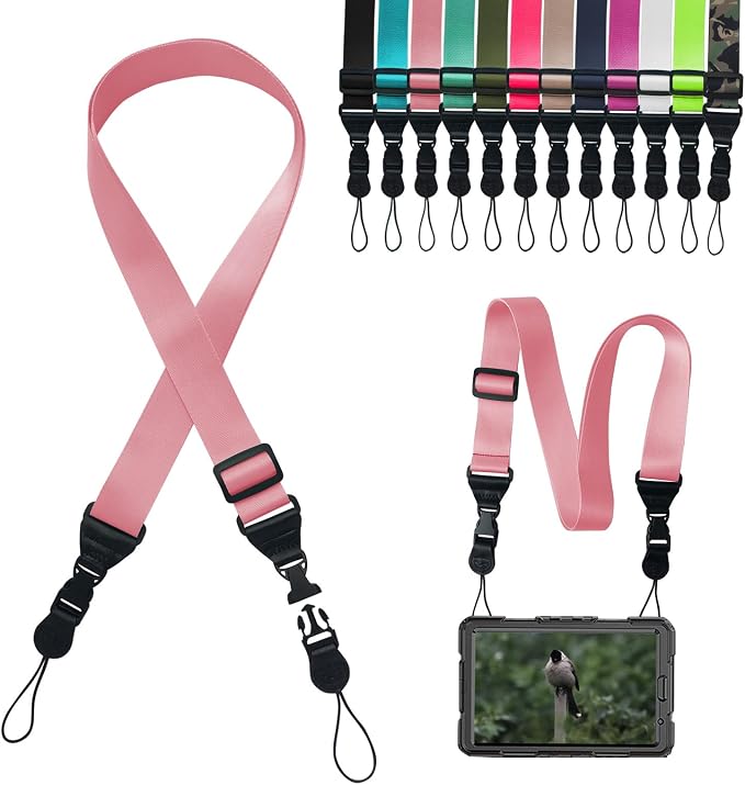 Adjustable Camera Strap Neck:Comfortable iPad Strap Nylon Neck Lanyard