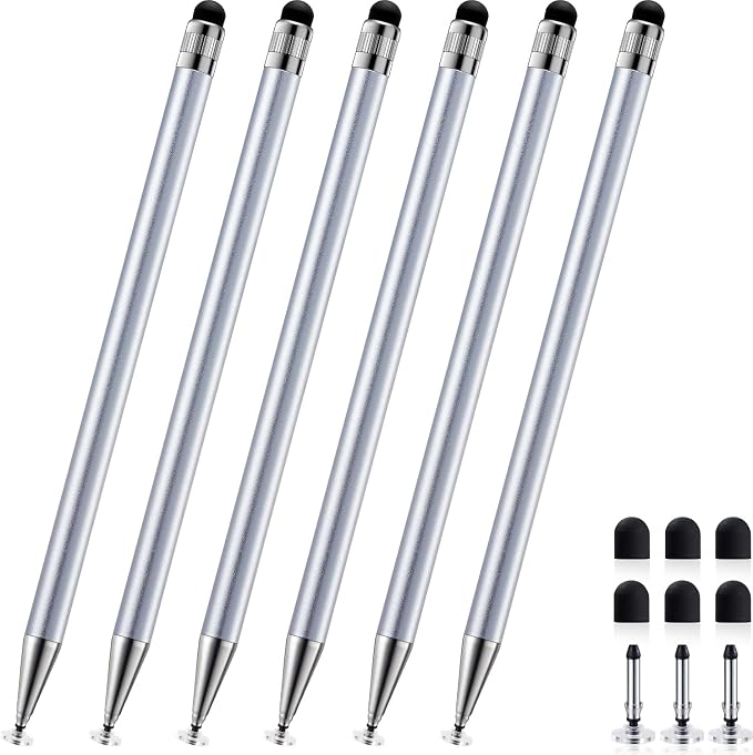 ChaoQ 2-in-1 Stylus Pen for Touchscreen, 6 High Sensitivity Stylus
