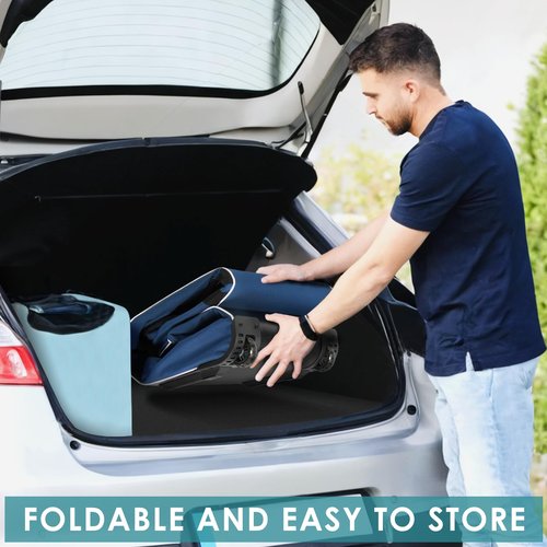 findway Golf Travel Bag, Golf Travel Bag for Airlines with Wheels, 900D Heavy Duty Polyester Oxford Soft-Sided with Club Protection Liner, Universal Size