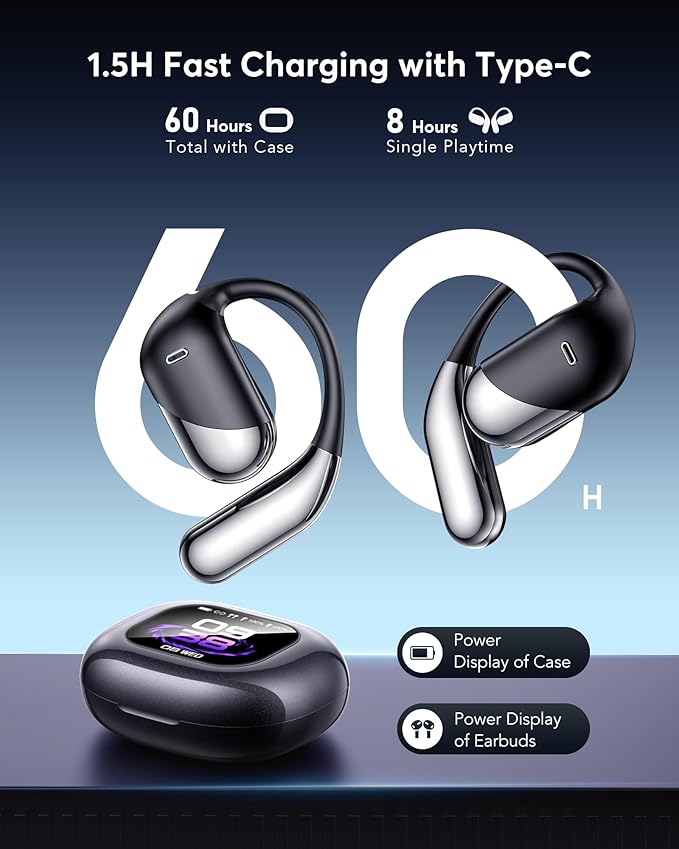AI Real-Time Translation Earbuds, 198 Languages Two-Way Translator Headphones