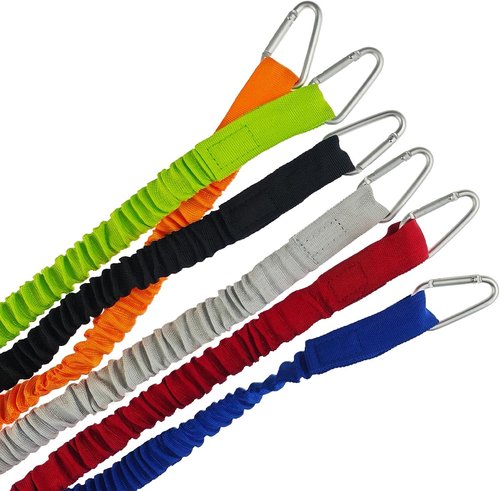 Kayak Paddle Leash - Stretchable Coiled Lanyard for Kayaks & Fishing Rods | Durable & Reliable