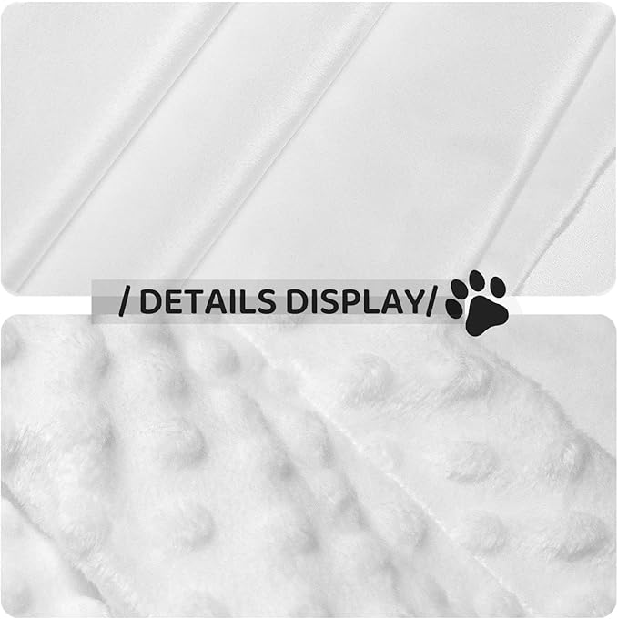 Pet Blanket for Travel and Home, Sweet Donut, Reversible Plush Dot Design with Soft Grip Texture on One Side Perfect for Car Seats Moving Vehicles
