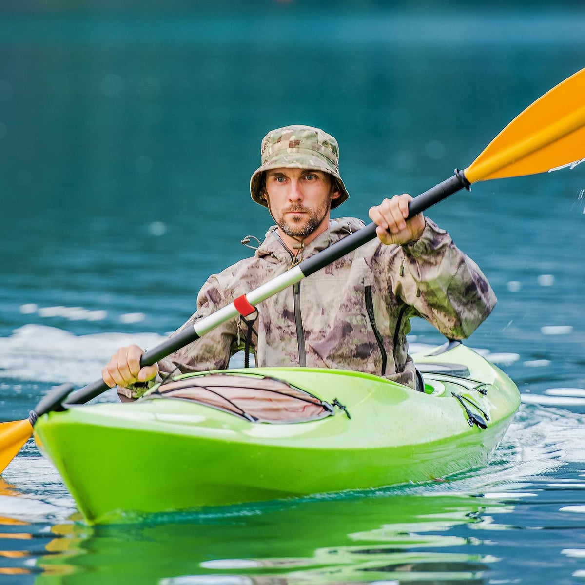 Skiennix Paddle Leash - Innovative Gel Grip Bungee Holder for Kayaking & Canoeing Gear