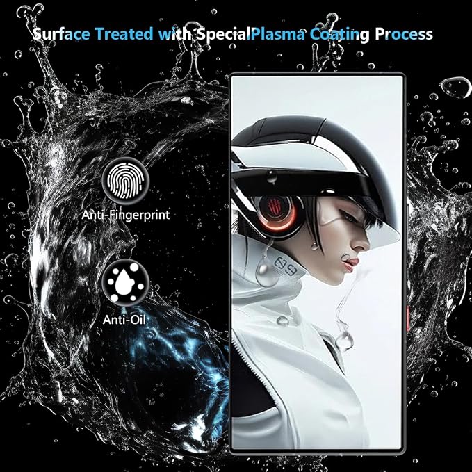 2+2 Pack Tempered Glass for ZTE Nubia Red Magic 9 Pro/Red Magic 9 Pro+/Red