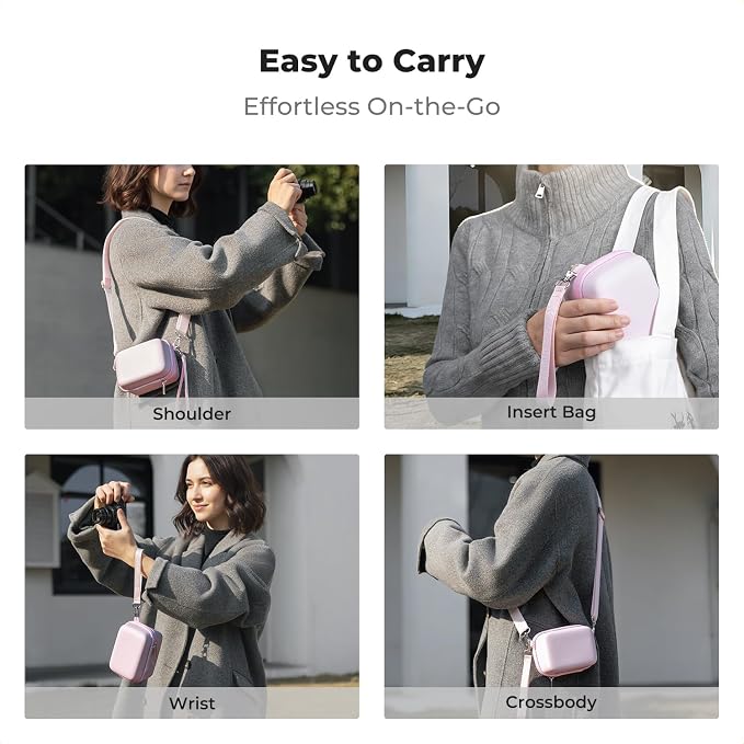 K&F CONCEPT Carrying Case for Digital Camera, Hard Shell Protective Travel Case