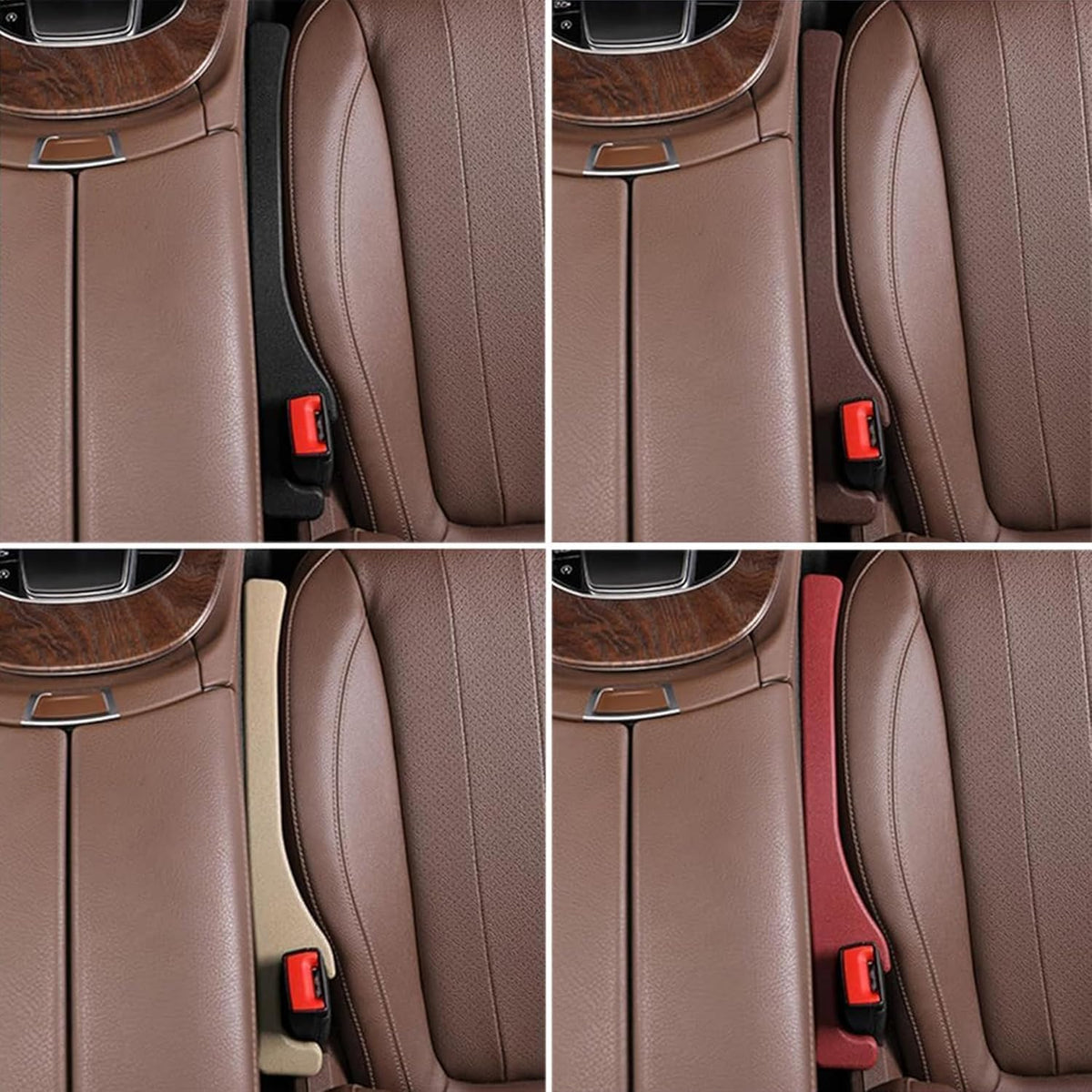 Car Seat Gap Filler, Black Universal Seat Gap Plug, Locker Anti-Drop Console Catcher Phone Keys Storage for Car Truck SUV Auto Accessories
