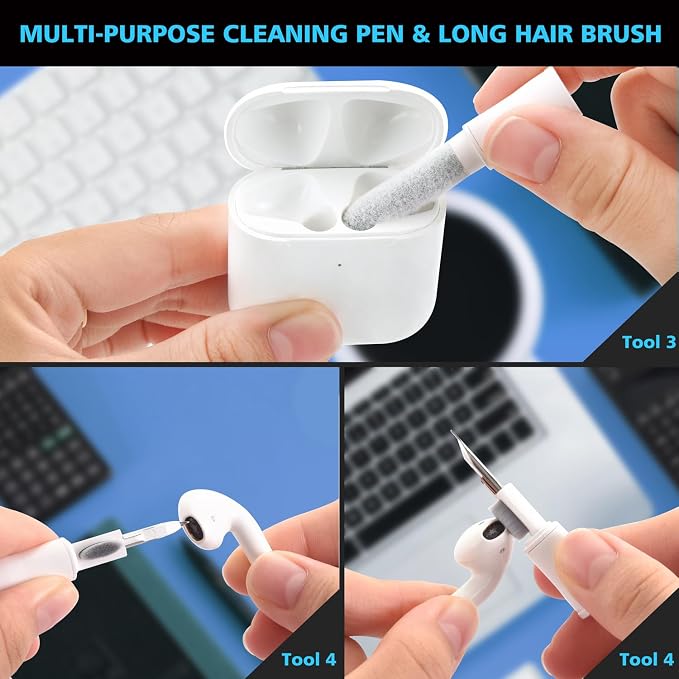 ECASP Cleaner Kit for AirPod, Cell Phone Cleaning Repair & Recovery for iPhone