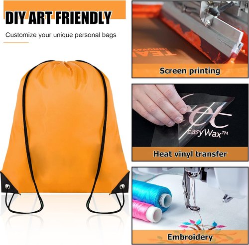 Grneric Drawstring Backpack Bulk - 40 Pieces Cinch Sackpack for Gym & Party | 20 Vibrant Colors
