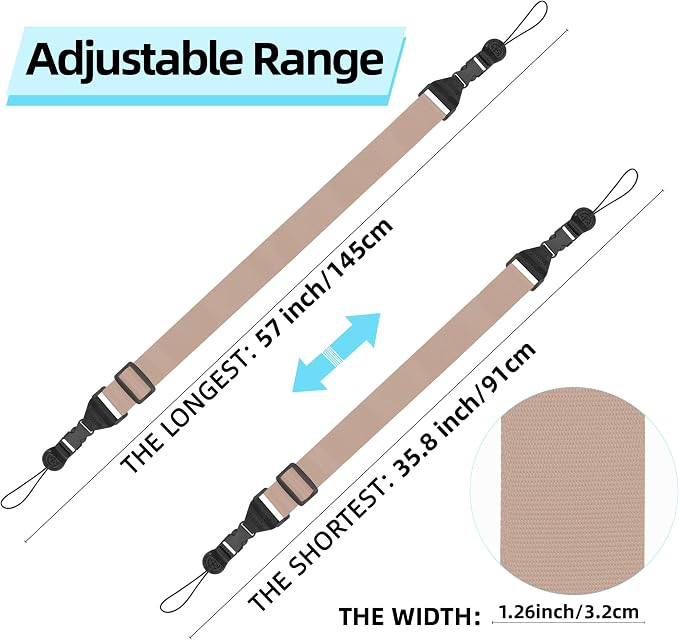 Adjustable Shoulder Strap:Comfortable iPad Strap Nylon Neck Lanyard