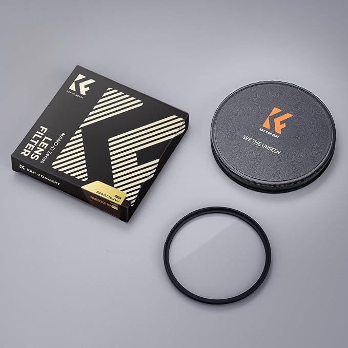 K&F CONCEPT 82mm MC UV Protection Filter Shockproof Tempered Optical Glass