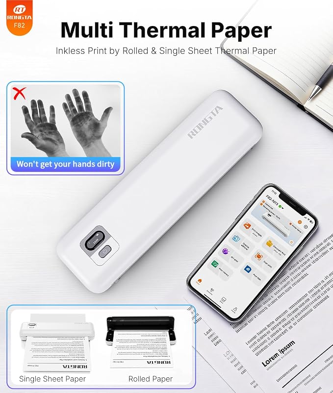 Rongta Portable Printer Wireless