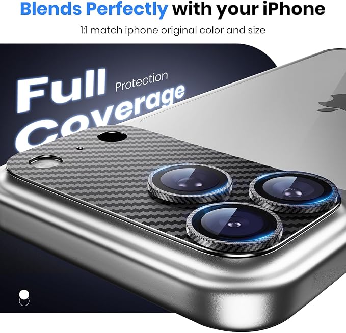 Hoerrye for iPhone 17 Pro Max Camera Lens Protector