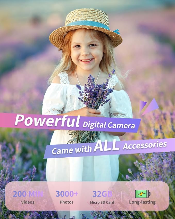Digital Camera, FHD 1080P Point and Shoot Camera
