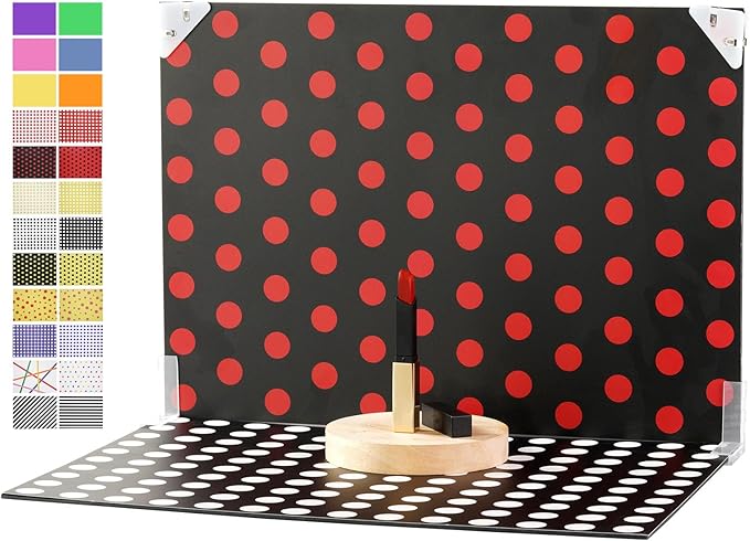 Meking 12Pcs 24Patterns Product Photography Backdrops Kit Small Photo Backdrop