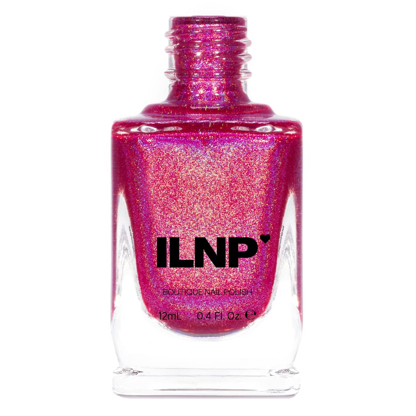 Ilnp Bouquet Toss - Vivid Fuchsia Pink Ultra Holo Nail Polish