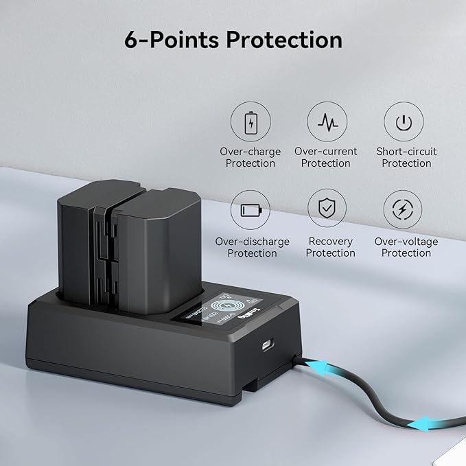 SmallRig Replacement Camera Battery Charger Set
