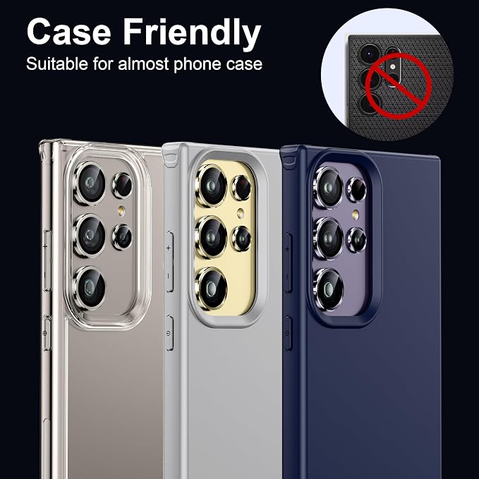 WSKEN for Samsung Galaxy S24 Ultra Camera Lens Protector, Ultra Thin Scratch