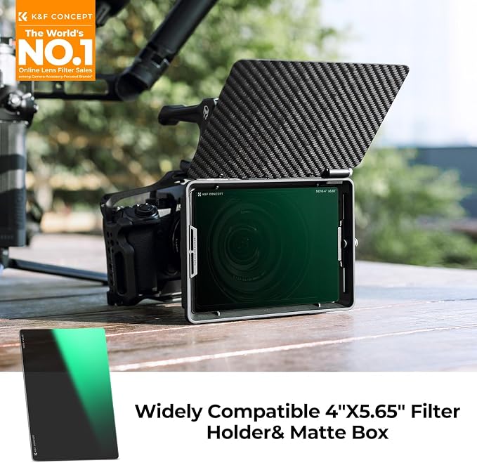 K&F CONCEPT 4'' x 5.65'' Square ND1.2 Filter Cinema Neutral Density Filter
