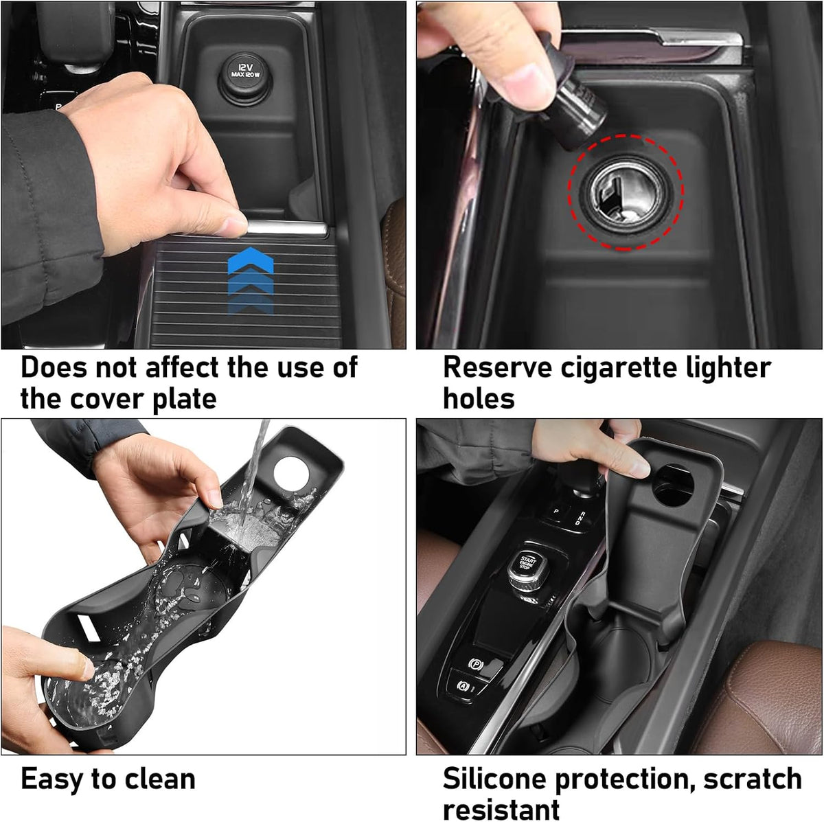 Cup Holder for 2019-2025 Volvo XC60 XC90 S60 S90 Accessories