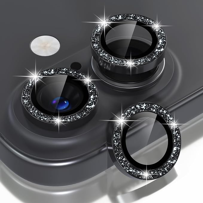 Choiche Compatible for iPhone 16 /iPhone 16 Plus Camera Lens Protector Bling