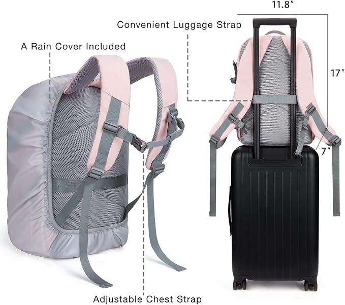 BAGSMART Camera Backpack, DSLR SLR Camera Bag Backpack Fits 15.6 Inch Laptop