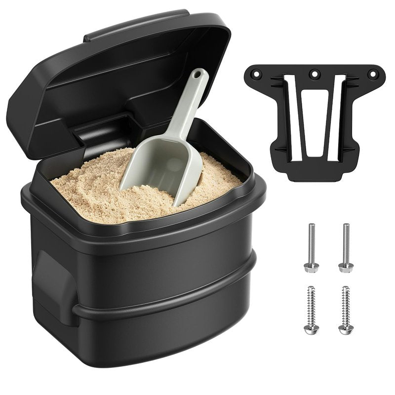 Panglong Large Capacity Sand Bucket with Bracket, Fits for 2004-UP Club Car Precedent/Club Car Tempo and Onward 2-Seater Golf Cart