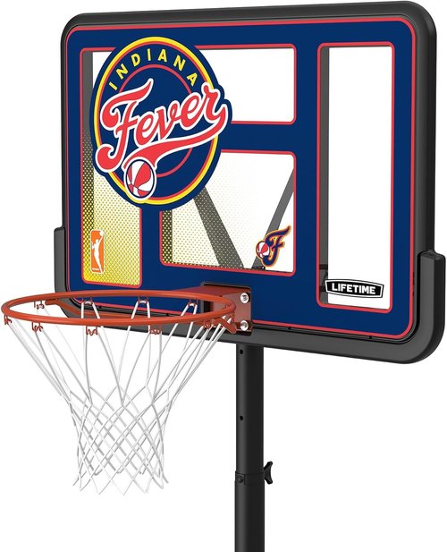 Lifetime Portable Basketball Hoop - Adjustable Height 7.5-10 Ft | 44 Inch Shatterproof Backboard