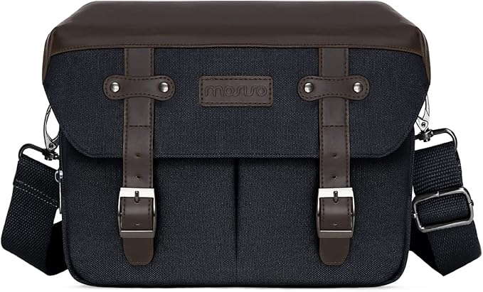 MOSISO Camera Case Crossbody Shoulder Messenger Bag, DSLR/SLR/Mirrorless