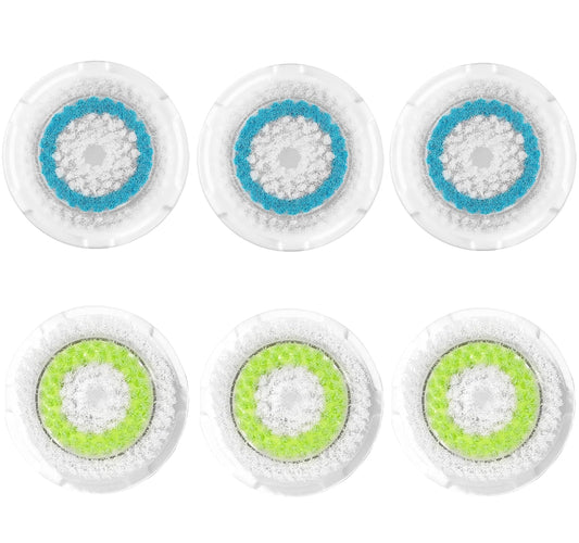Facial Cleansing Brush Heads,Face Brush Head Replacements Compatible With Clarisonic Mia 1, Mia 2, Mia Fit, Alpha Fit, Smart Pro