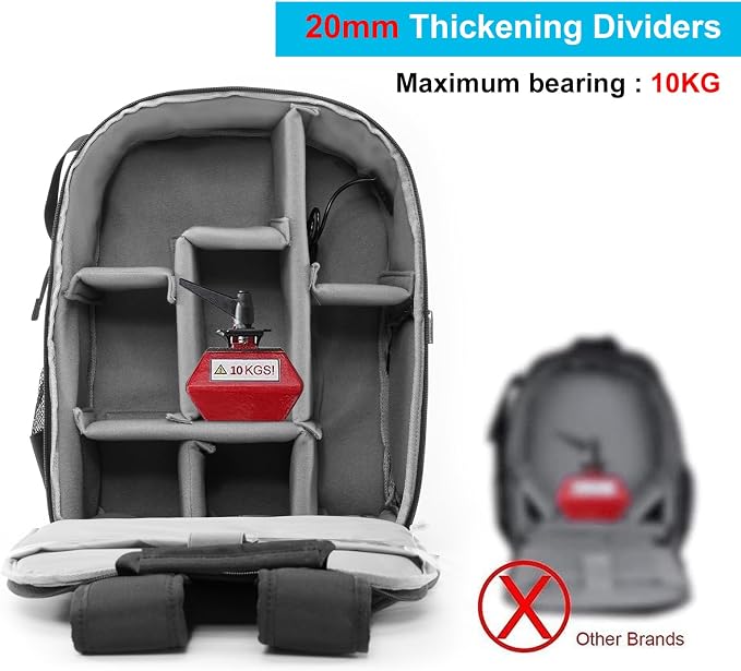 CADeN Camera Backpack Bag for DSLR/SLR Mirrorless Camera Waterproof