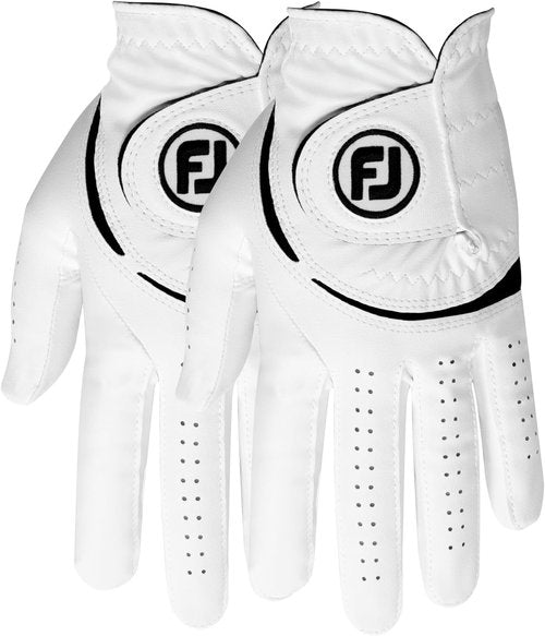 FootJoy Golf Gloves - WeatherSof 2-Pack for Superior Grip and Comfort | Men's Size