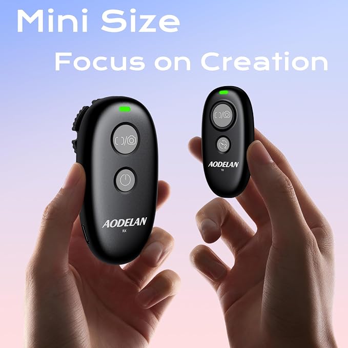 Upgraded USB-C Rechargeable Wireless Camera Remote Control Shutter Release –