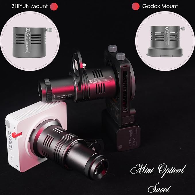 CX100 Mini Optical Snoot Gobos Accessories