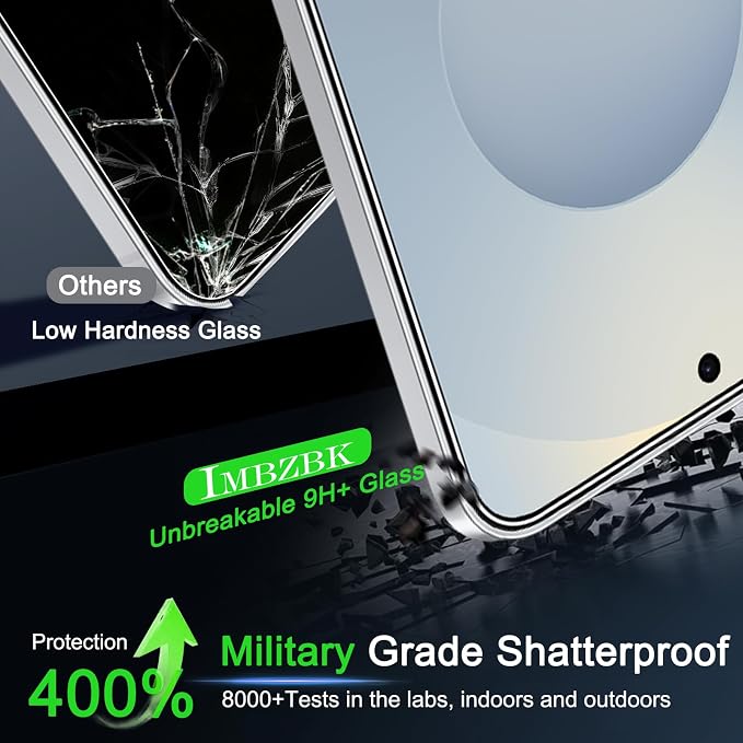 IMBZBK 3 Pack Screen Protector for Samsung Galaxy S25 Plus Accessories